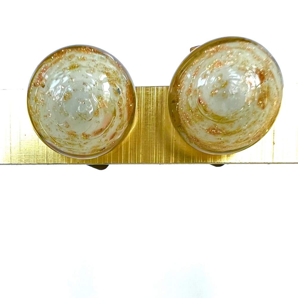 Vintage Italian Murano Glass clip on earrings